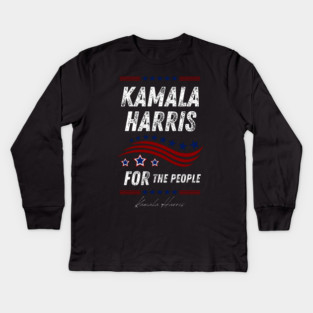 kamala-harris-for-the-people Kids Long Sleeve T-Shirt