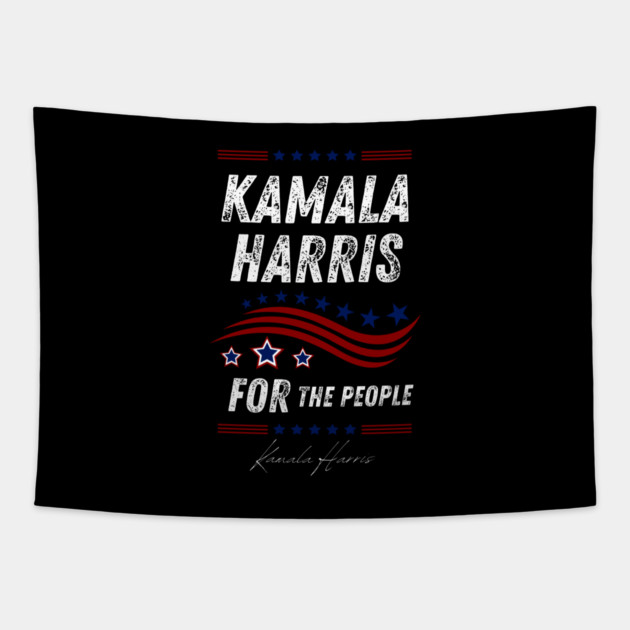 kamala-harris-for-the-people Tapestry by BlackMeme94
