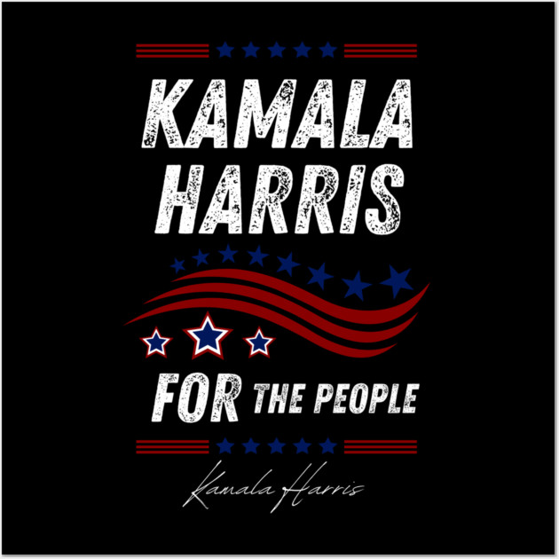 kamala-harris-for-the-people Wall Art by BlackMeme94
