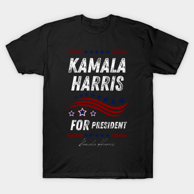 Kamala-Harris-for-President T-Shirt by BlackMeme94