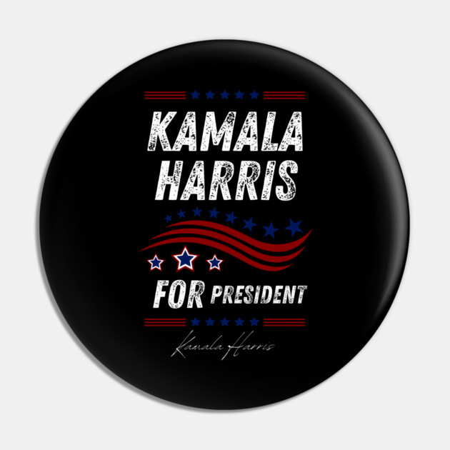 Kamala-Harris-for-President Pin by BlackMeme94