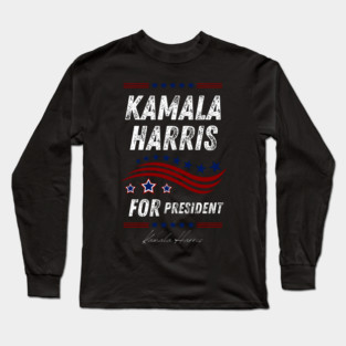 Kamala-Harris-for-President Long Sleeve T-Shirt
