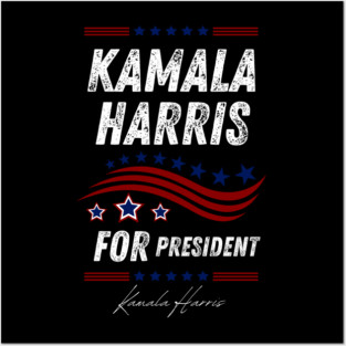 Kamala-Harris-for-President Posters and Art