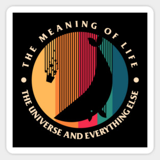 The Meaning Of Life - The Universe And Everything Else Sticker