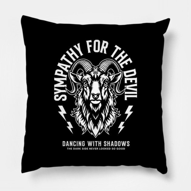 SYMPATHY FOR THE DEVIL Pillow by artslaves
