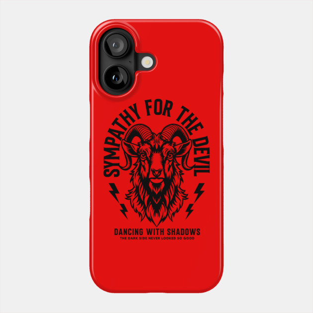 SYMPATHY FOR THE DEVIL Phone Case by artslaves