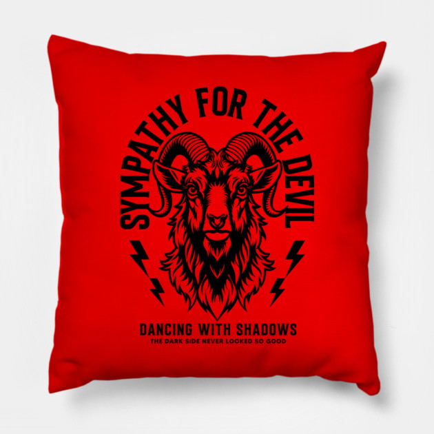 SYMPATHY FOR THE DEVIL Pillow by artslaves