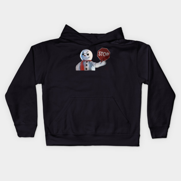Jack Frost: STOP Kids Hoodie by 51Deesigns