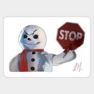 Jack Frost: STOP Sticker