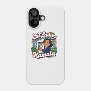 cat ladies / kamala Phone Case