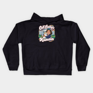 cat ladies / kamala Kids Hoodie
