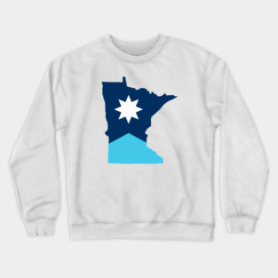 Minnesota State Flag Crewneck Sweatshirt