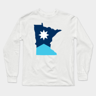 Minnesota State Flag Long Sleeve T-Shirt