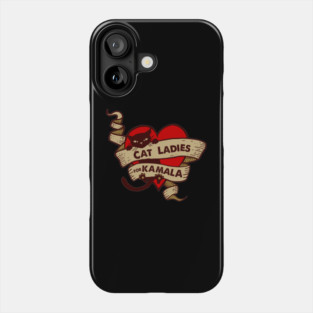 Cat Ladies for Kamala Phone Case