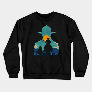 Western cowboy Crewneck Sweatshirt