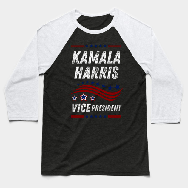 kamala-harris-vice-president Baseball T-Shirt by BlackMeme94