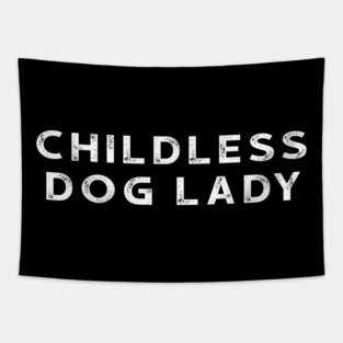 Childless Dog Lady Funny Vote 2024 USA Election Tapestry