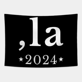 Comma La - Kamala Harris 2024 Tapestry