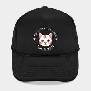 Cat Ladies for Kamala Harris 2024 Hat
