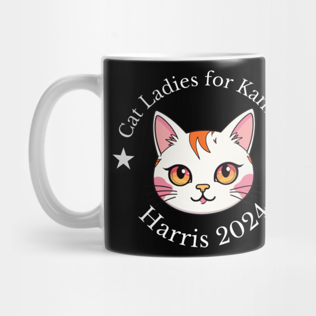 Cat Ladies for Kamala Harris 2024 by UrbanLifeApparel