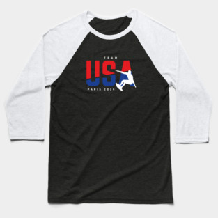 USA Surfing Paris Summer Olympics Baseball T-Shirt