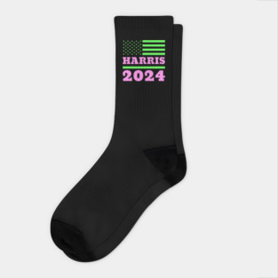 Kamala Harris for President 2024 - Vibrant AKA Colors Socks