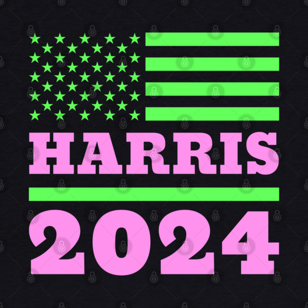 Kamala Harris for President 2024 - Vibrant AKA Colors by UrbanLifeApparel