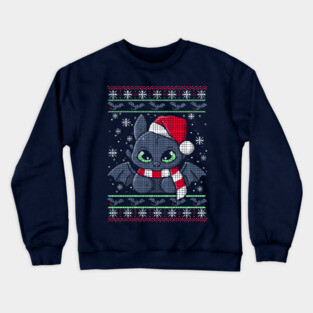 Dragon night fury ugly christmas sweater Crewneck Sweatshirt