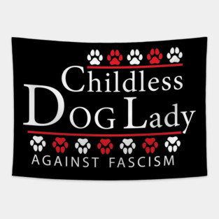 Childless-dog-Lady Tapestry