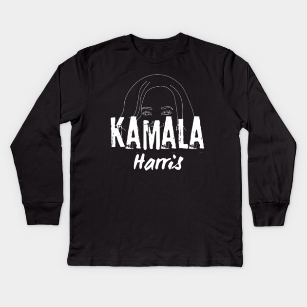 Kamala-2024 Kids Long Sleeve T-Shirt by BlackMeme94