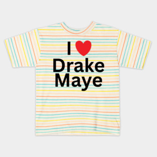 I-Love-Drake-Maye Kids T-Shirt