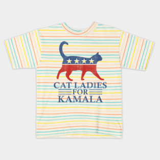 Cat Ladies For Kamala Kids T-Shirt