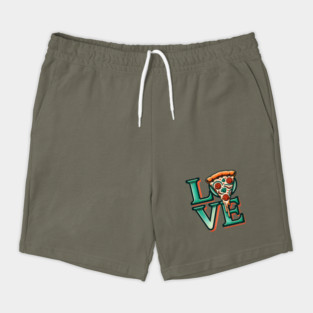 Love Pizza, Funny Pizza Lover Shorts