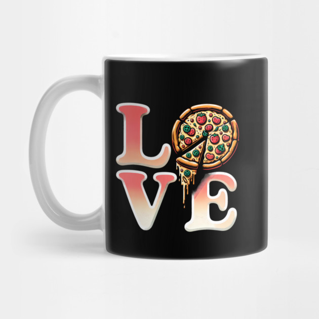 Love Pizza, Funny Pizza Lover by logiamerch