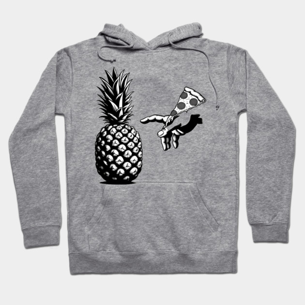 Love Pineapple on Pizza, Funny Pizza Lover Hoodie by logiamerch