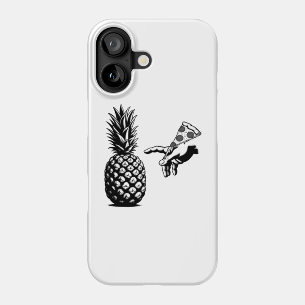 Love Pineapple on Pizza, Funny Pizza Lover Phone Case by logiamerch