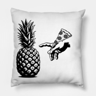 Love Pineapple on Pizza, Funny Pizza Lover Pillow