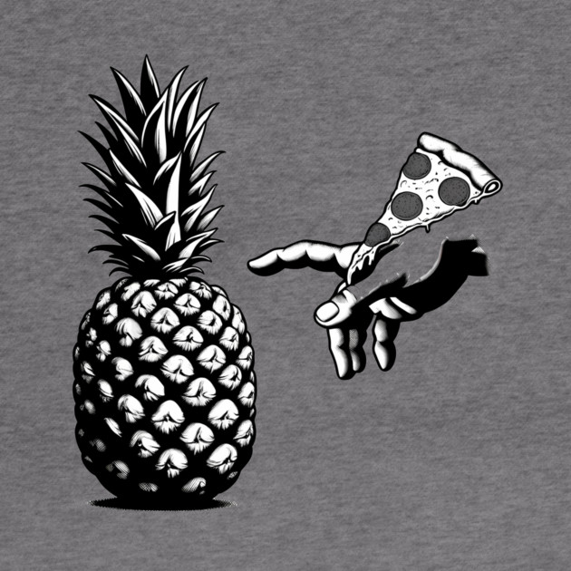 Love Pineapple on Pizza, Funny Pizza Lover by logiamerch