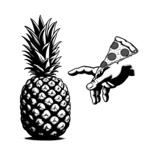 Love Pineapple on Pizza, Funny Pizza Lover T-Shirt