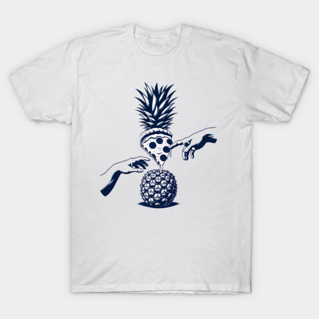Love Pineapple on Pizza, Funny Pizza Lover T-Shirt by logiamerch
