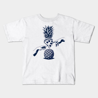 Love Pineapple on Pizza, Funny Pizza Lover Kids T-Shirt