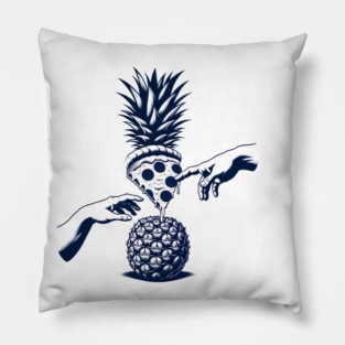 Love Pineapple on Pizza, Funny Pizza Lover Pillow