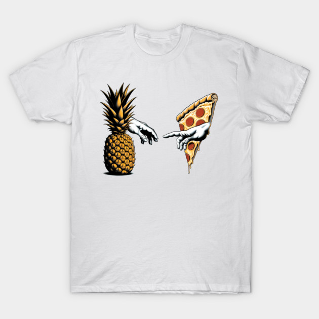 Love Pineapple on Pizza, Funny Pizza Lover T-Shirt by logiamerch