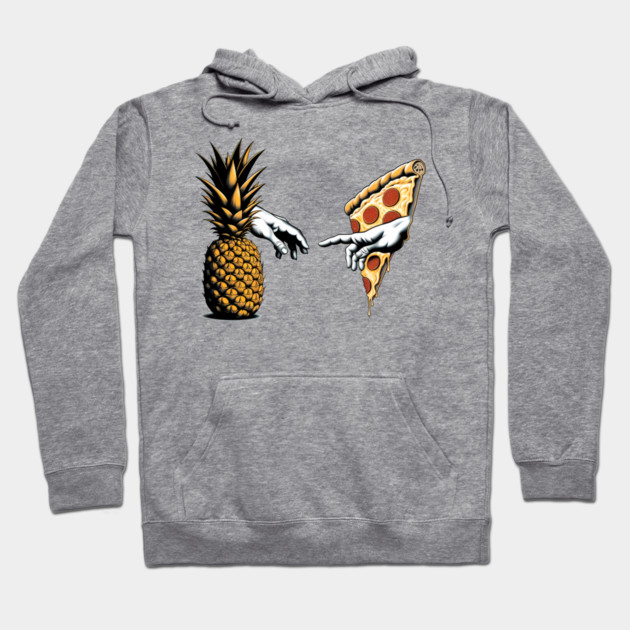 Love Pineapple on Pizza, Funny Pizza Lover Hoodie by logiamerch
