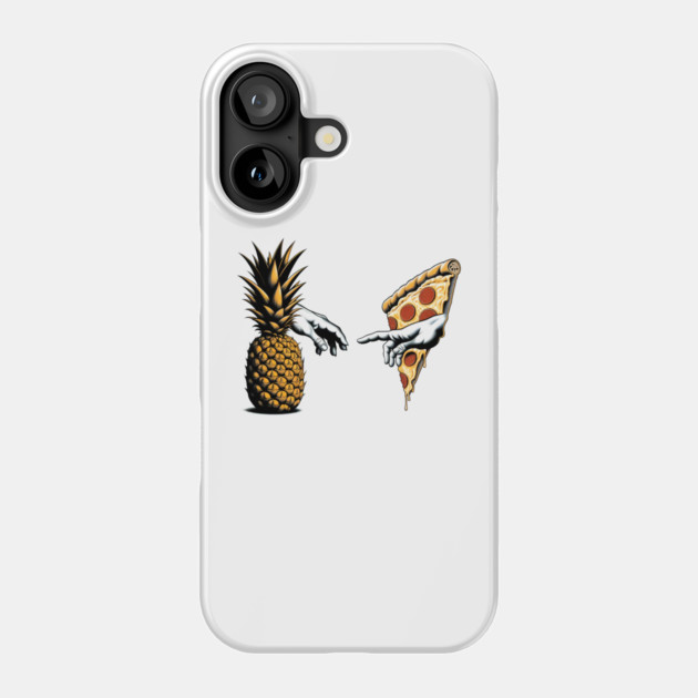 Love Pineapple on Pizza, Funny Pizza Lover Phone Case by logiamerch