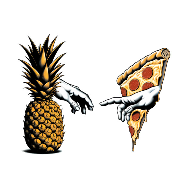 Love Pineapple on Pizza, Funny Pizza Lover by logiamerch