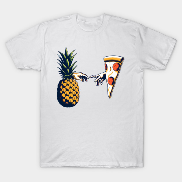 Love Pineapple on Pizza, Funny Pizza Lover T-Shirt by logiamerch