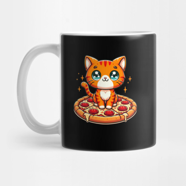Cute kawaii with Pizza, Funny Pizza lover by logiamerch