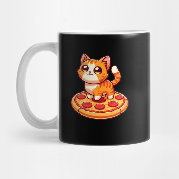 Cute kawaii with Pizza, Funny Pizza lover by logiamerch