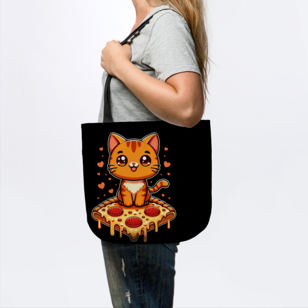 Cute kawaii with Pizza, Funny Pizza lover by logiamerch